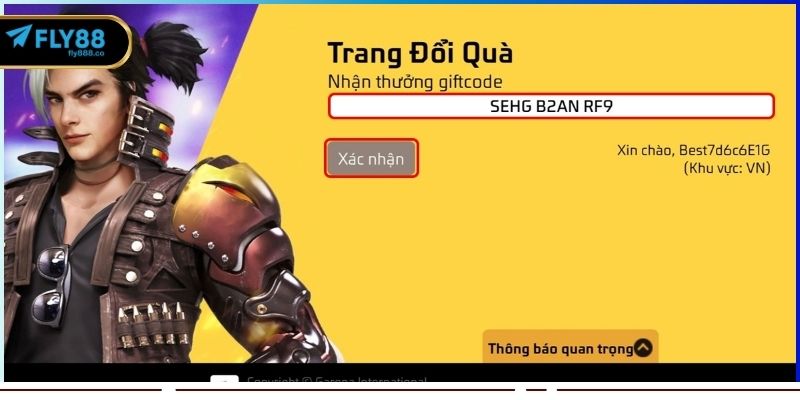 Mỗi code chỉ có duy nhất một lượt sử dụng